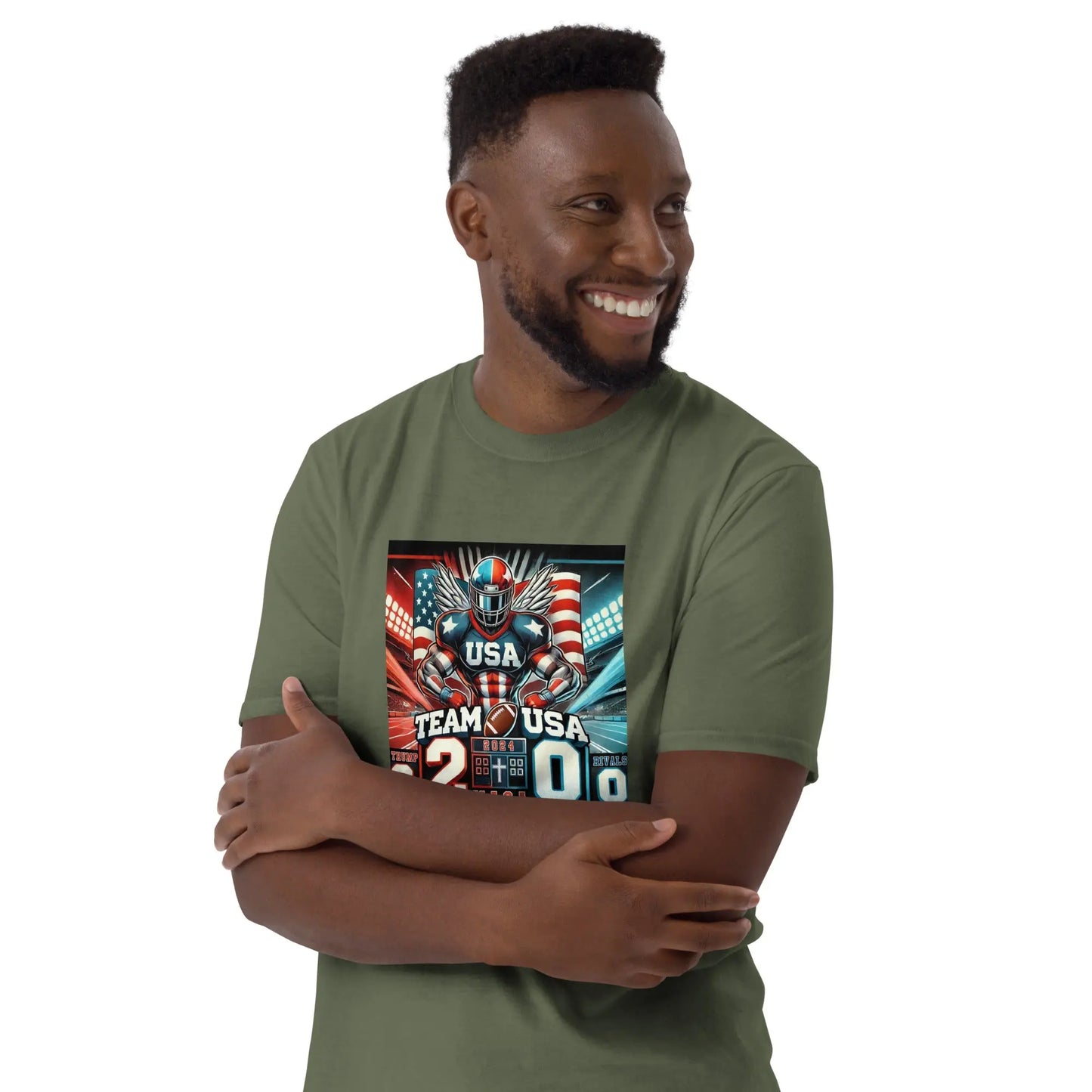Trump Football Unisex T-Shirt Coast 2 Coast Lax USA