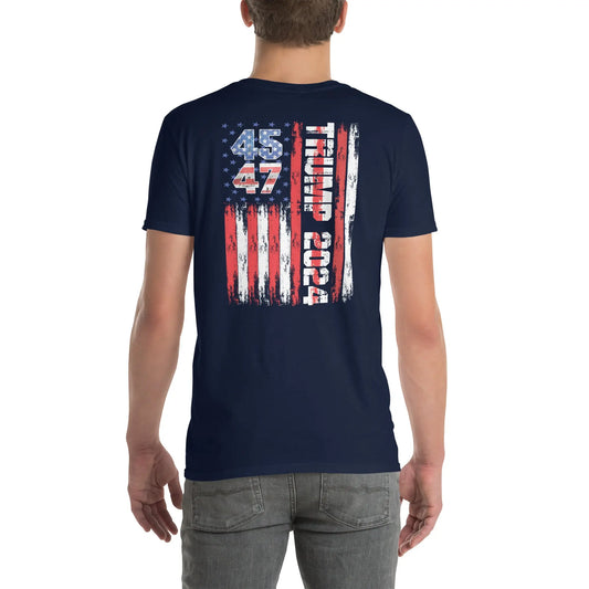 Trump 45 47 Short-Sleeve Unisex T-Shirt Coast 2 Coast Lax USA