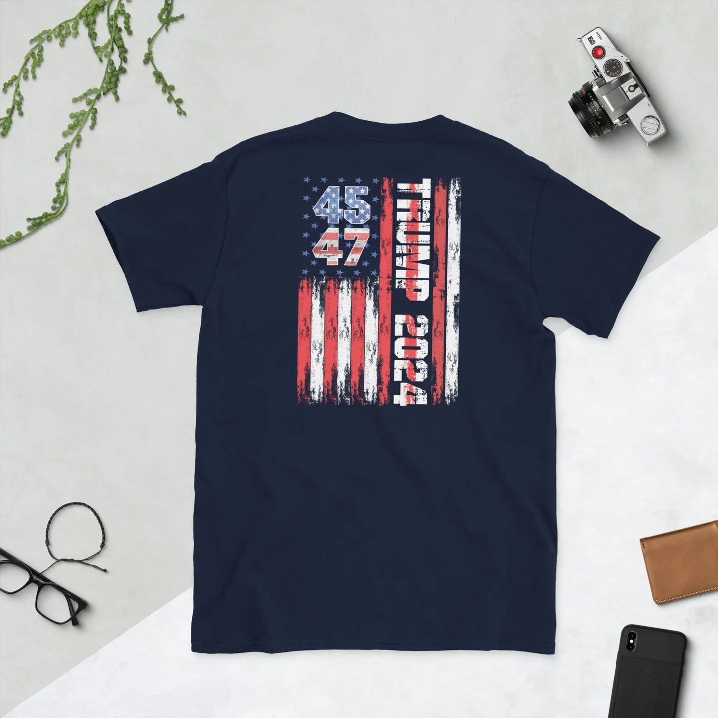 Trump 45 47 Short-Sleeve Unisex T-Shirt Coast 2 Coast Lax USA
