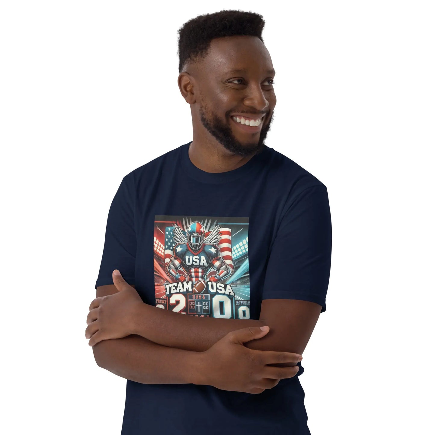 Trump Football Unisex T-Shirt Coast 2 Coast Lax USA
