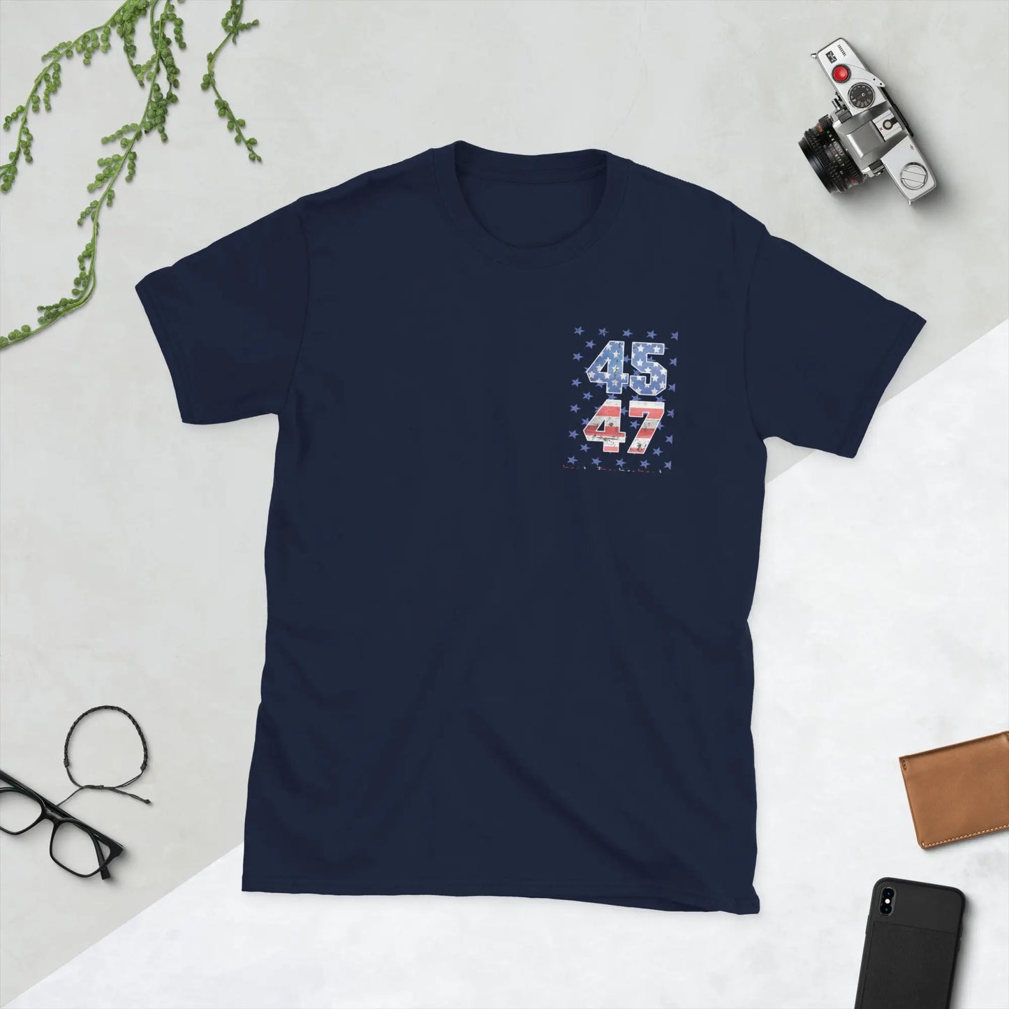 Trump 45 47 Short-Sleeve Unisex T-Shirt Coast 2 Coast Lax USA