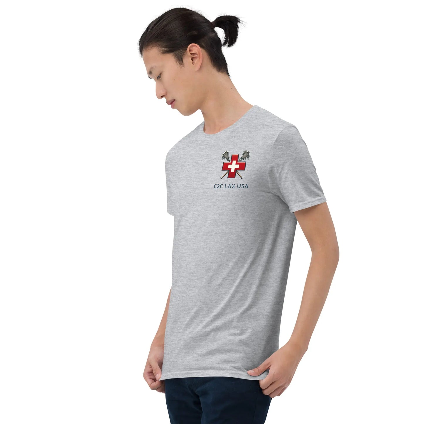RWB Short-Sleeve Unisex T-Shirt Coast 2 Coast Lax USA