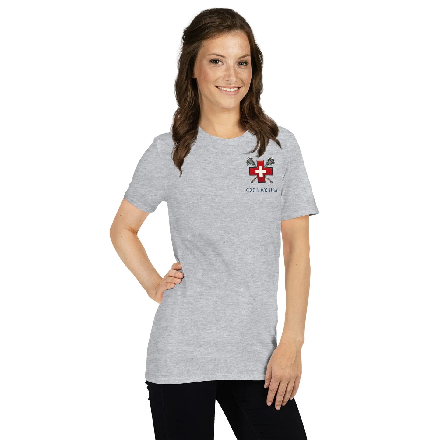 RWB Short-Sleeve Unisex T-Shirt Coast 2 Coast Lax USA