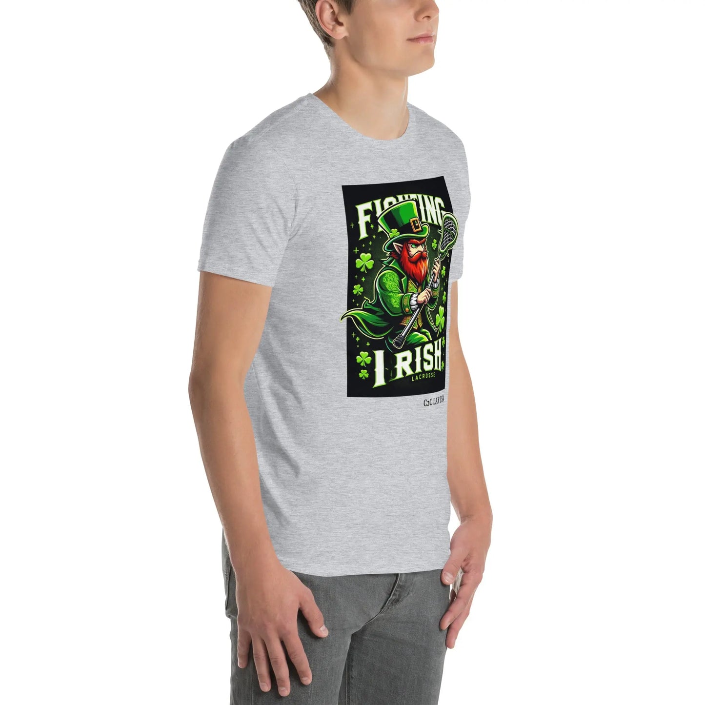 Fighting Irish Short-Sleeve Unisex T-Shirt Coast 2 Coast Lax USA