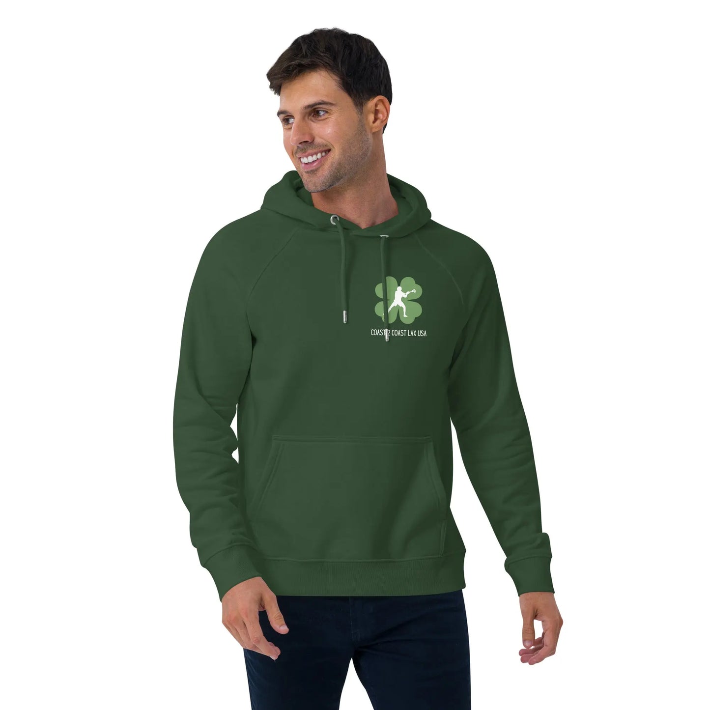 Unisex Shenanigans Lacrosse Eco Raglan Hoodie Coast 2 Coast Lax USA