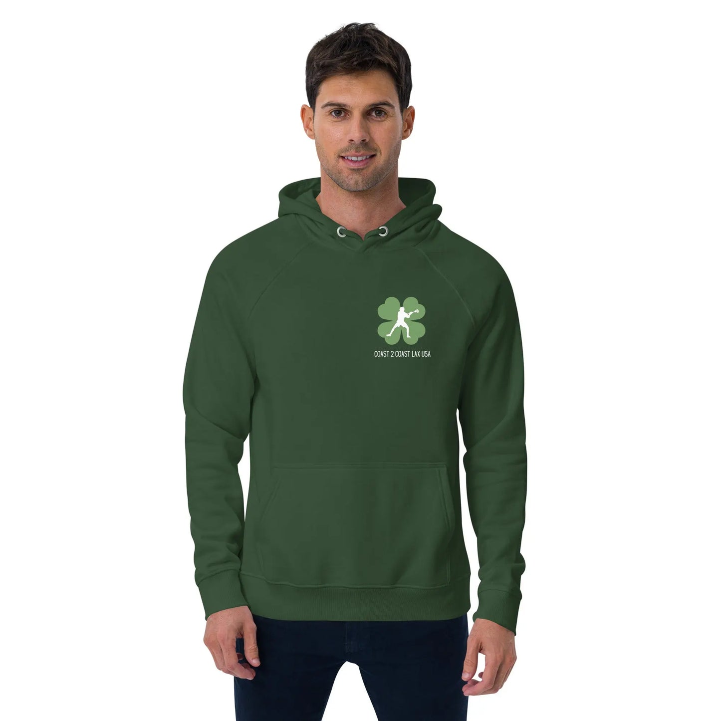 Unisex Shenanigans Lacrosse Eco Raglan Hoodie Coast 2 Coast Lax USA