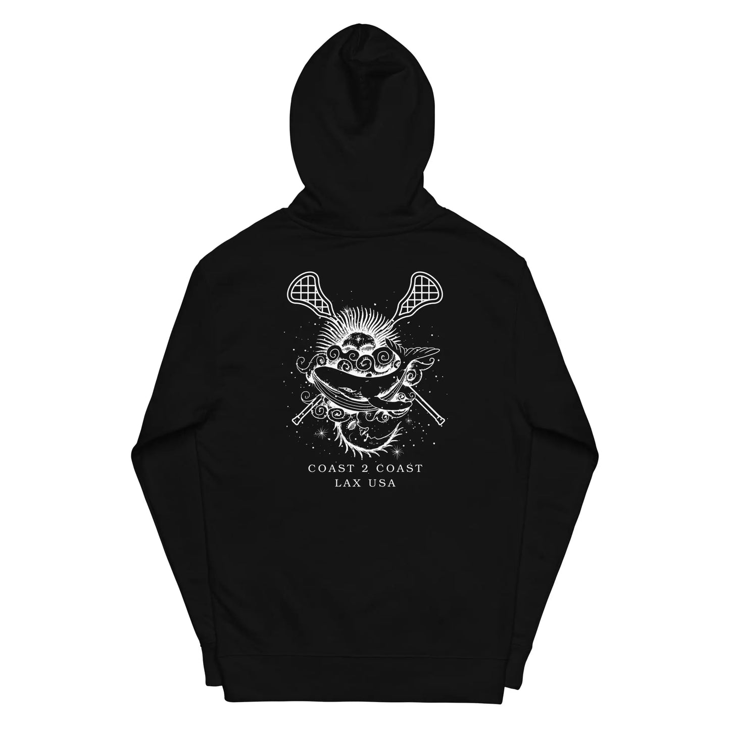 Coastal Lax Vibes Unisex Midweight Hoodie Coast 2 Coast Lax USA