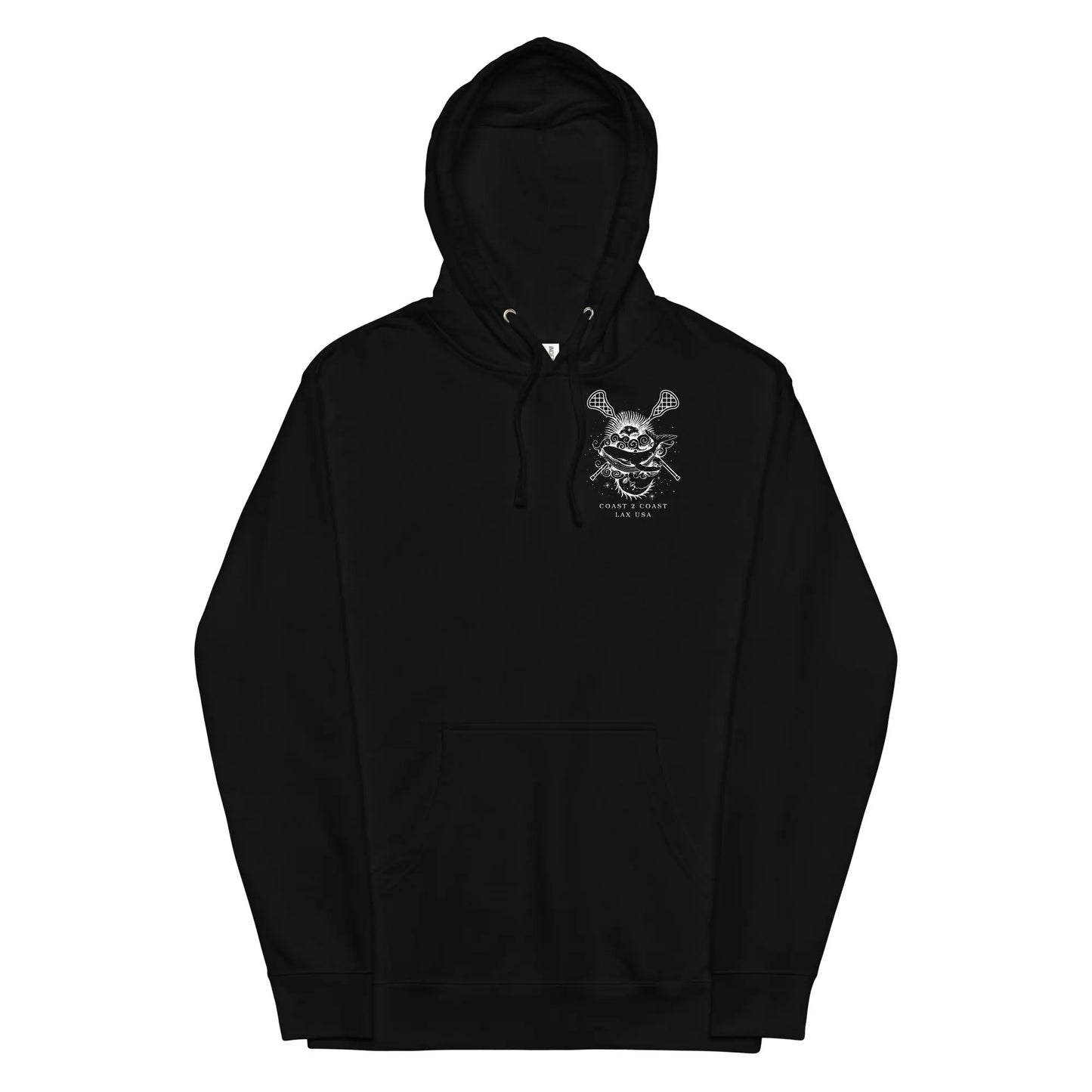Coastal Lax Vibes Unisex Midweight Hoodie Coast 2 Coast Lax USA