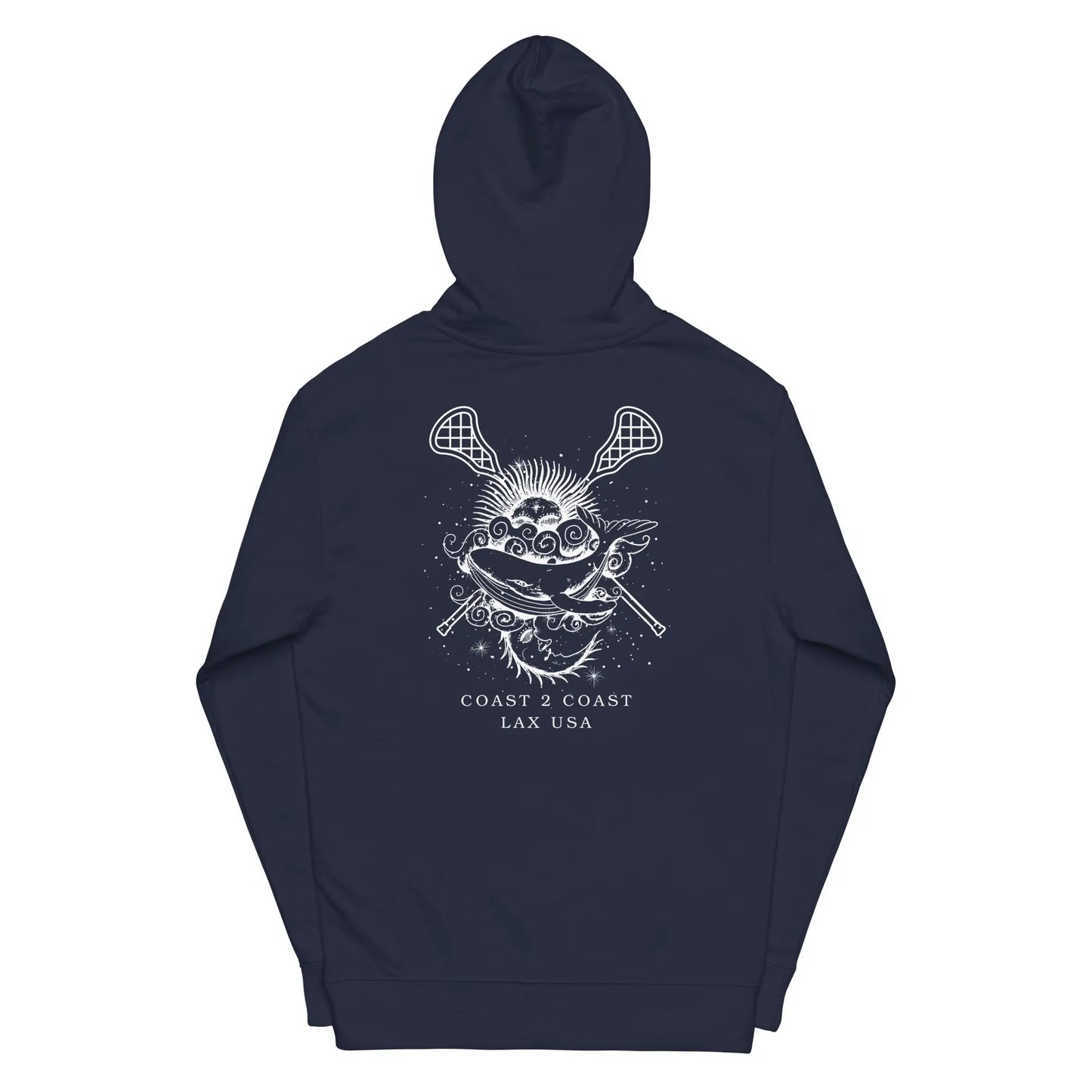 Coastal Lax Vibes Unisex Midweight Hoodie Coast 2 Coast Lax USA
