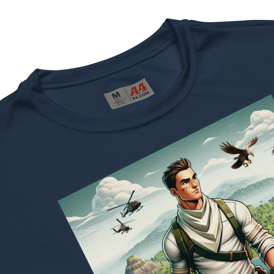 Military Gamer Lax Unisex performance crew neck t-shirt Coast 2 Coast Lax USA