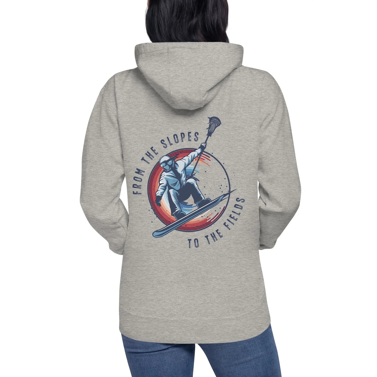 Snowboard Unisex Hoodie Coast 2 Coast Lax USA