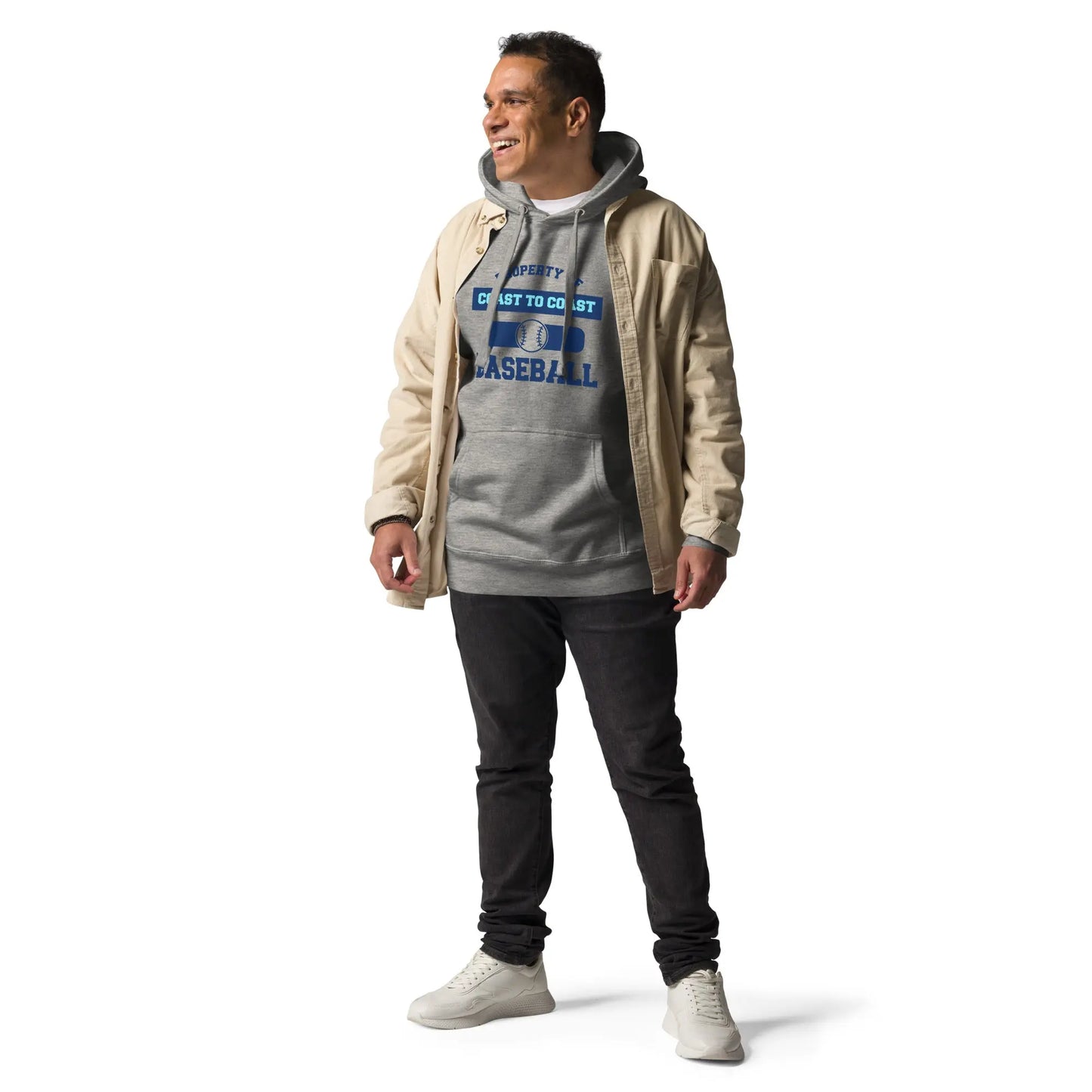 C2C Baseball Unisex Hoodie Coast 2 Coast Lax USA