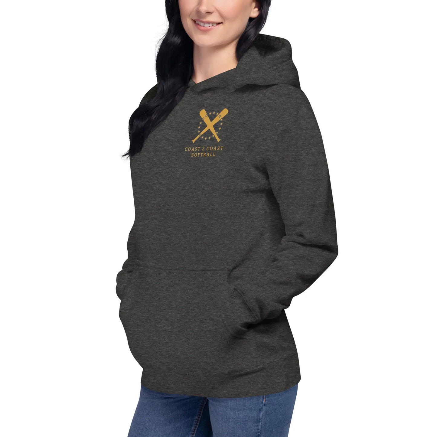 Softball Unisex Hoodie Coast 2 Coast Lax USA