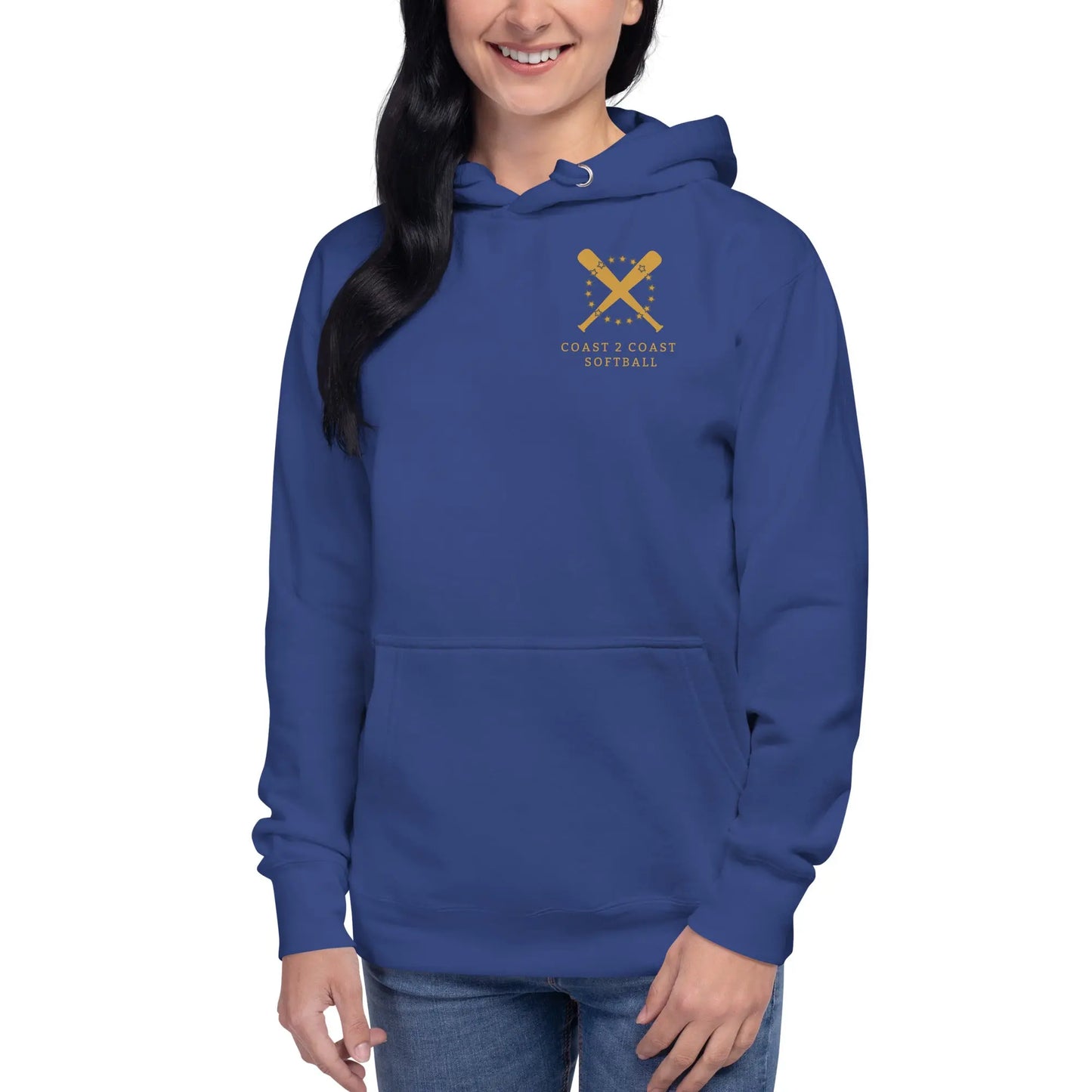 Softball Unisex Hoodie Coast 2 Coast Lax USA