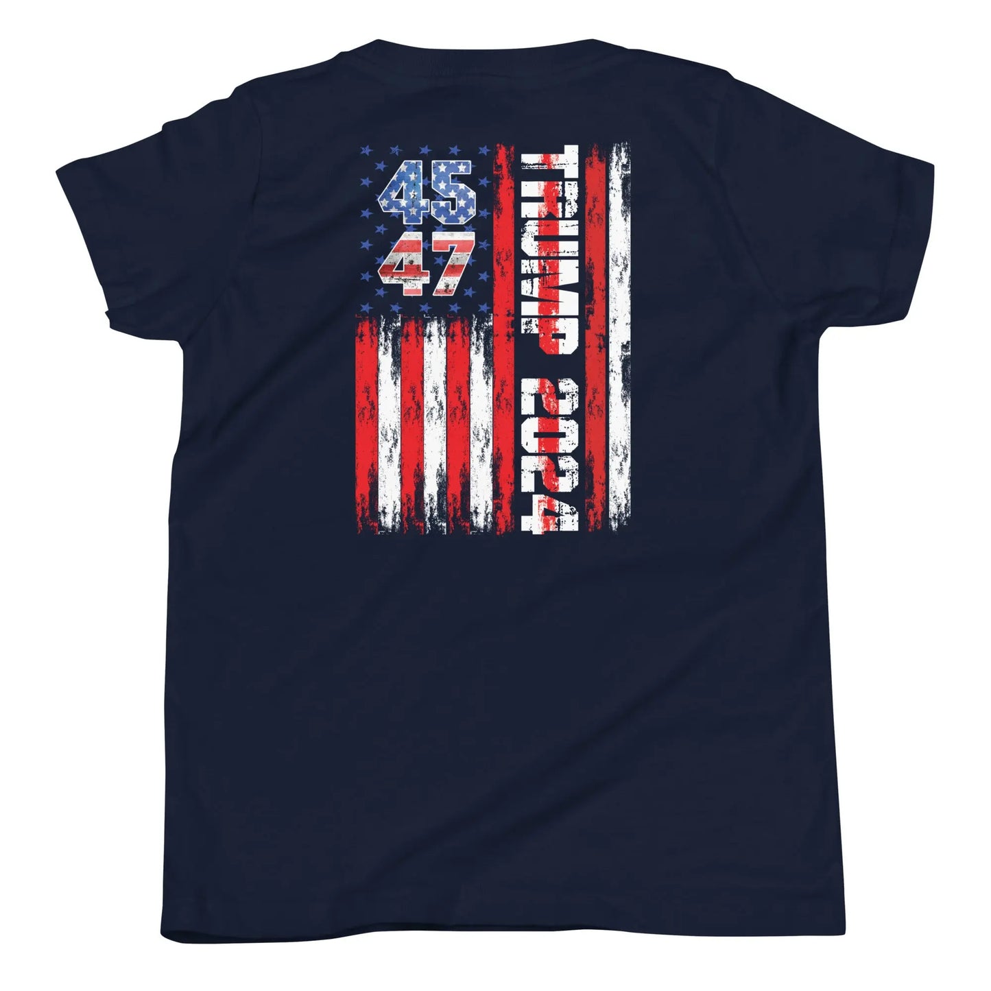 Trump 45 47th Bella Canvas Youth Tee Coast 2 Coast Lax USA