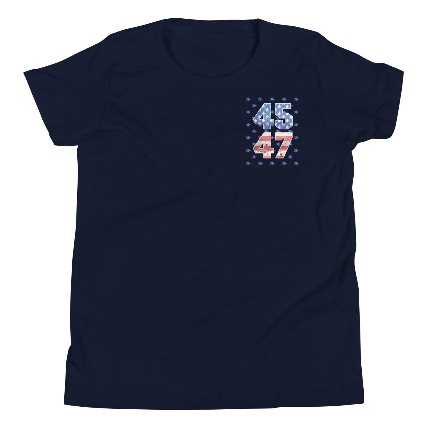 Trump 45 47th Bella Canvas Youth Tee Coast 2 Coast Lax USA