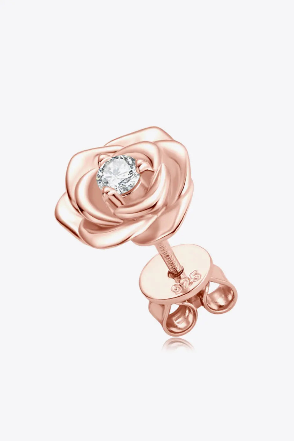 Moissanite Flower 925 Sterling Silver Earrings Trendsi