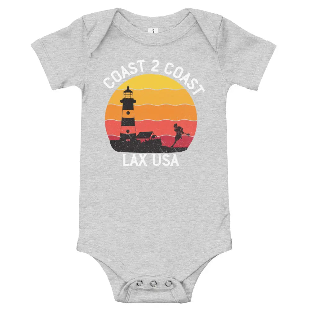 Baby short sleeve one piece Coast 2 Coast Lax USA