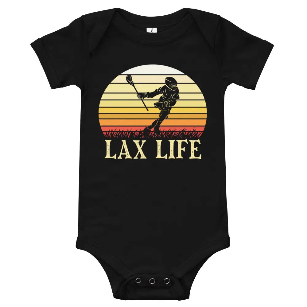 Baby Lacrosse Life short sleeve one piece Coast 2 Coast Lax USA