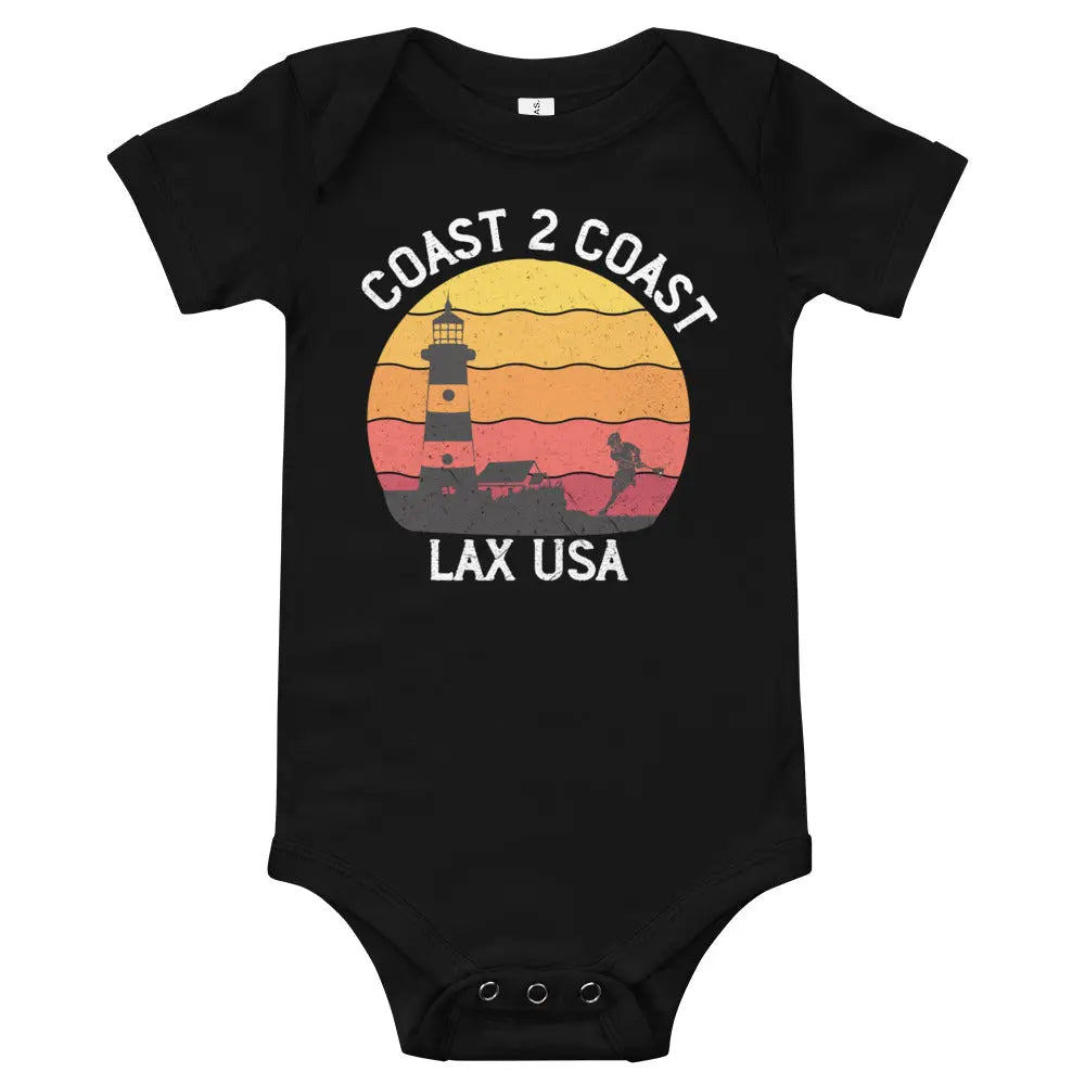 Baby short sleeve one piece Coast 2 Coast Lax USA