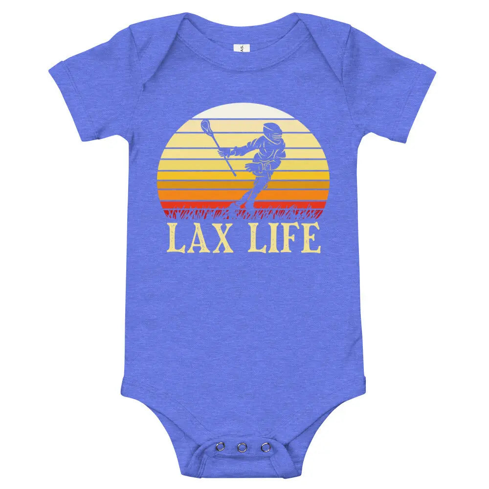 Baby Lacrosse Life short sleeve one piece Coast 2 Coast Lax USA