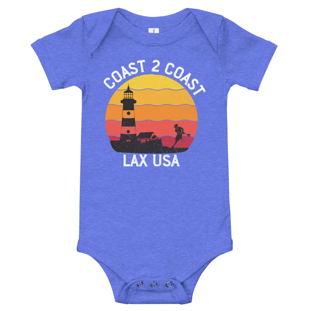Baby short sleeve one piece Coast 2 Coast Lax USA