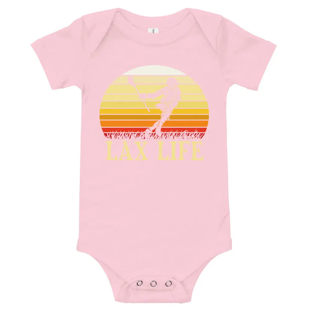 Baby Lacrosse Life short sleeve one piece Coast 2 Coast Lax USA