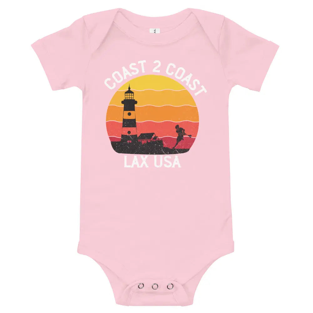 Baby short sleeve one piece Coast 2 Coast Lax USA