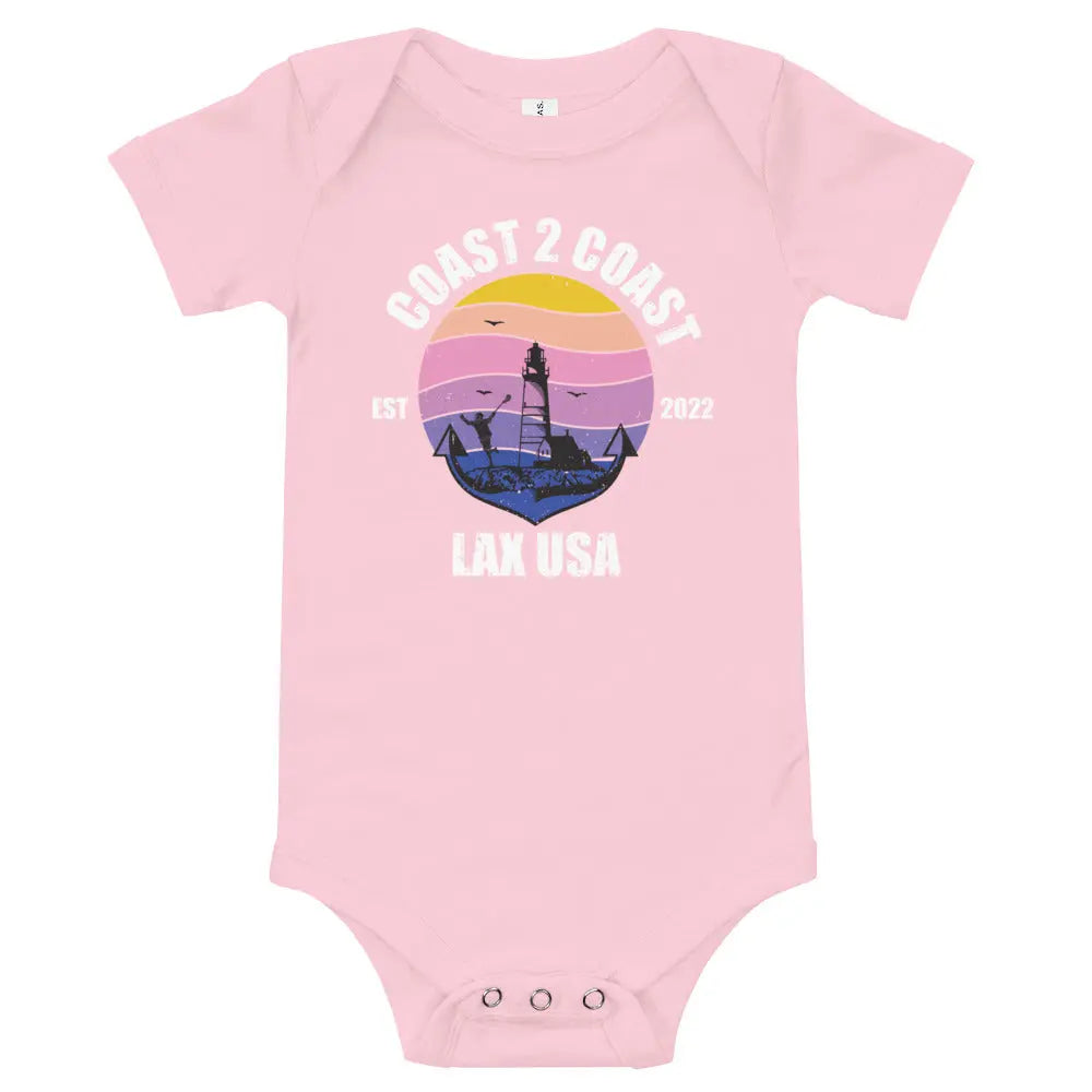Baby short sleeve one piece Coast 2 Coast Lax USA