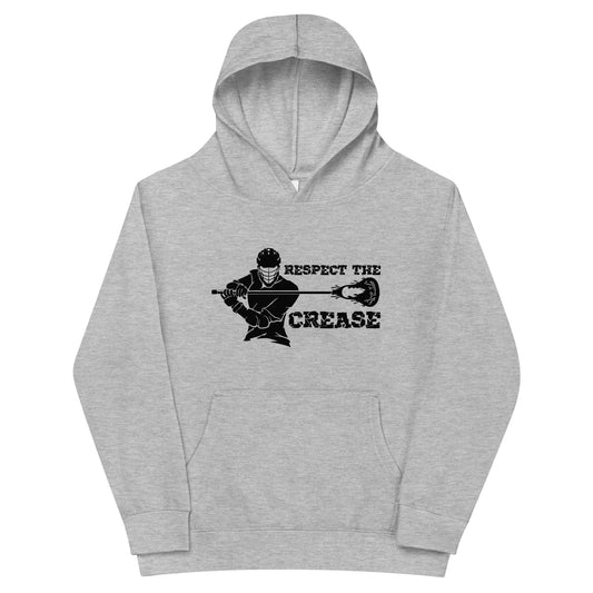 Respect the Crease Kids fleece hoodie Coast 2 Coast Lax USA