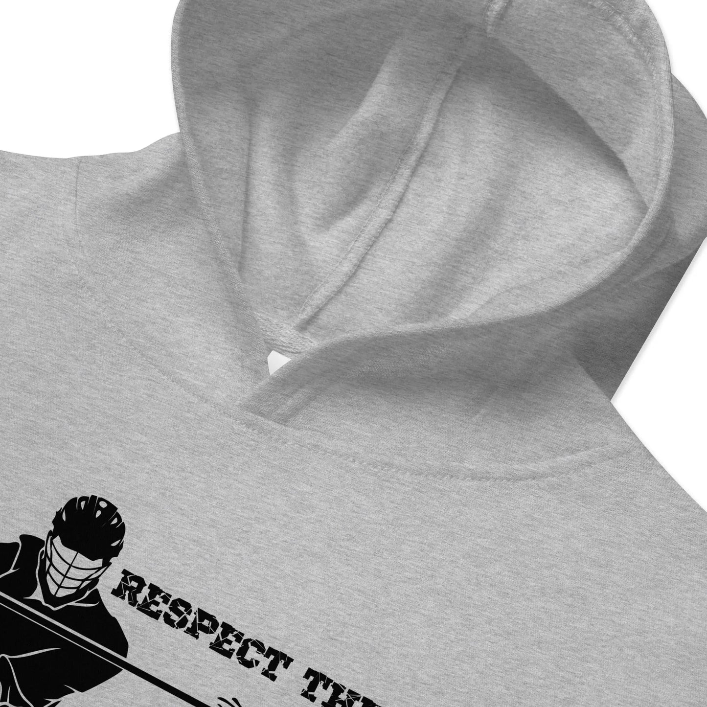 Respect the Crease Kids fleece hoodie Coast 2 Coast Lax USA