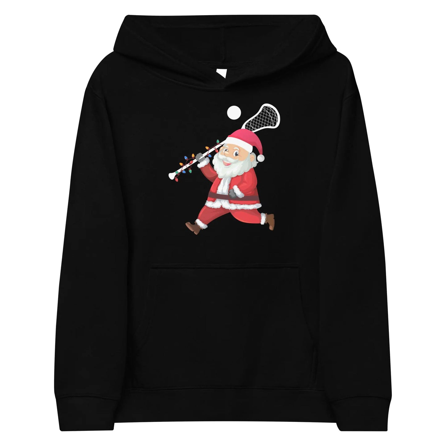 Kids Santa fleece hoodie Coast 2 Coast Lax USA