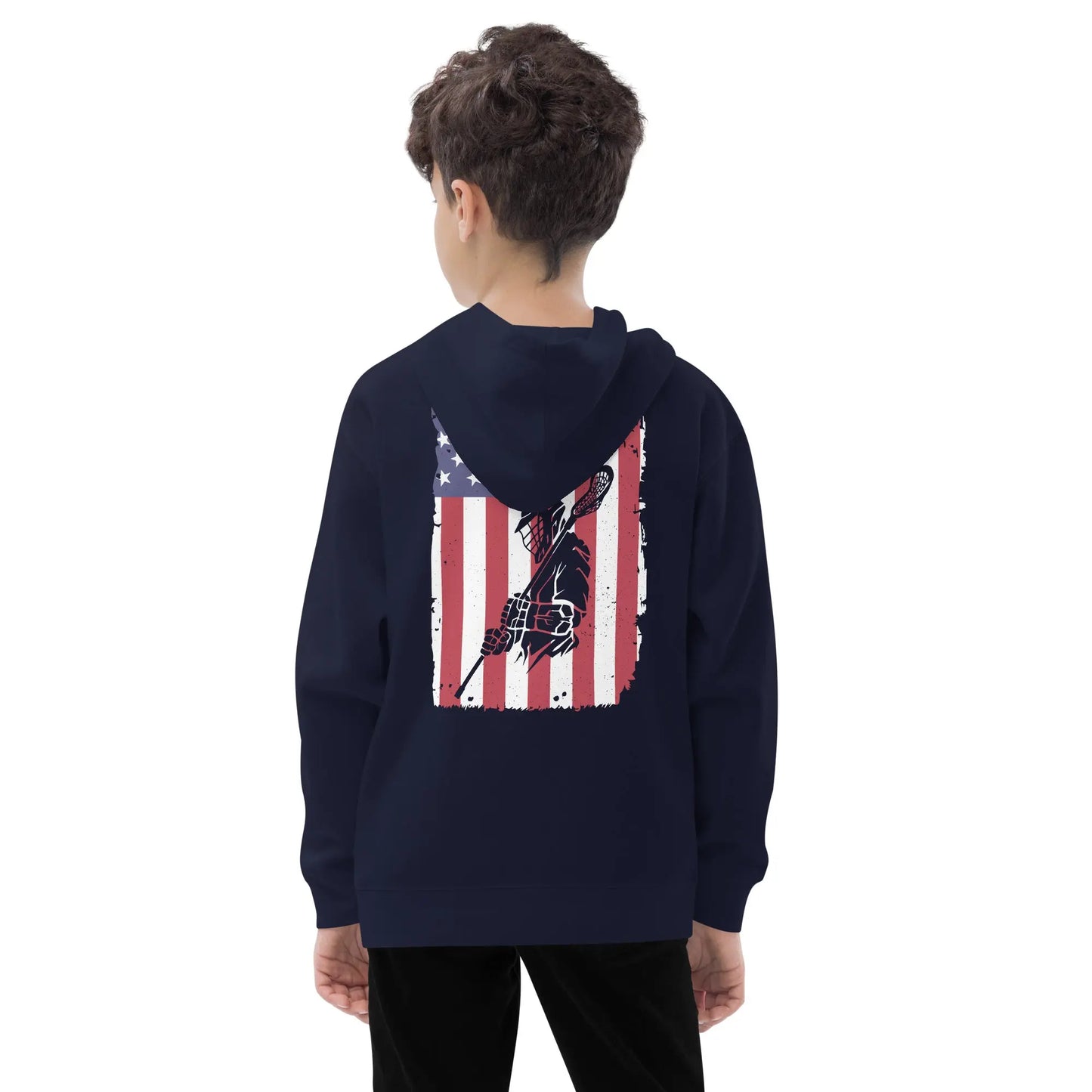 Youth C2C LAX USA Lacrosse fleece hoodie Coast 2 Coast Lax USA