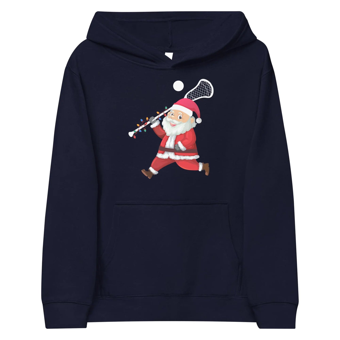 Kids Santa fleece hoodie Coast 2 Coast Lax USA