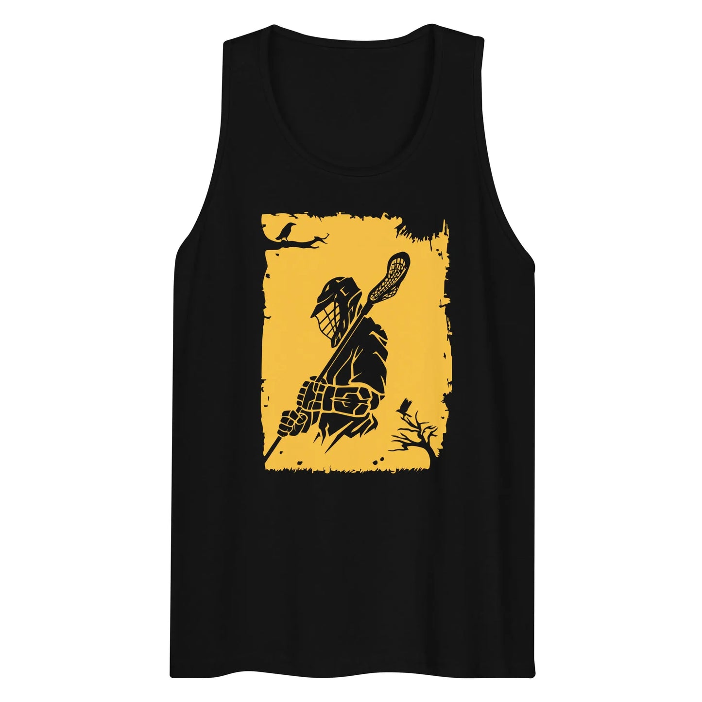 Men’s Lax Player premium tank top Coast 2 Coast Lax USA