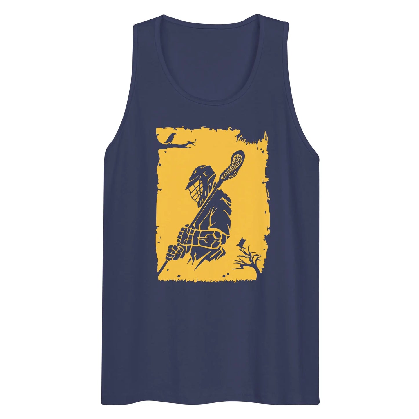 Men’s Lax Player premium tank top Coast 2 Coast Lax USA