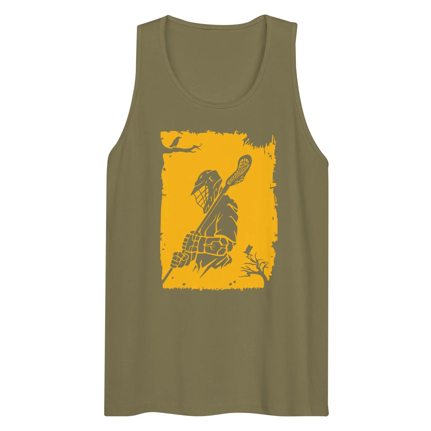 Men’s Lax Player premium tank top Coast 2 Coast Lax USA