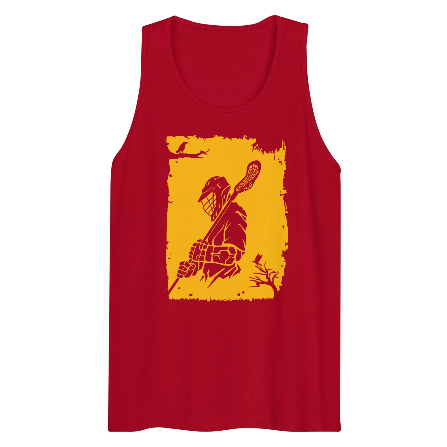 Men’s Lax Player premium tank top Coast 2 Coast Lax USA
