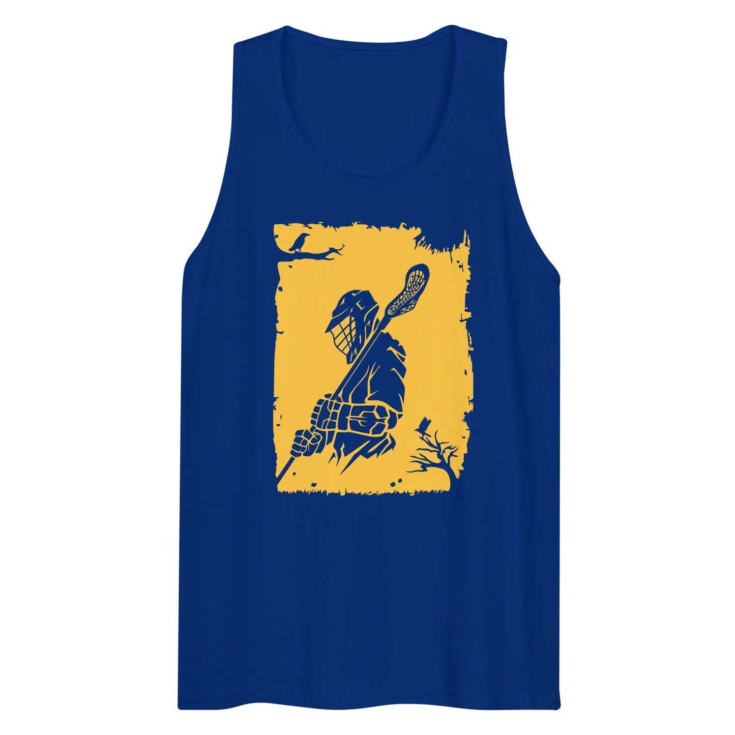 Men’s Lax Player premium tank top Coast 2 Coast Lax USA