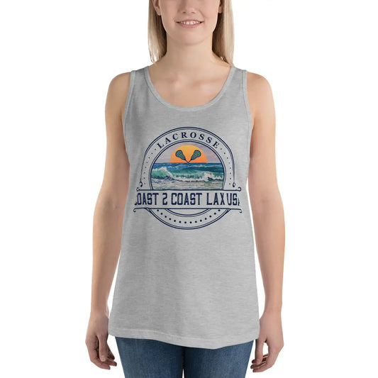 Men Logo Tank Top Coast 2 Coast Lax USA