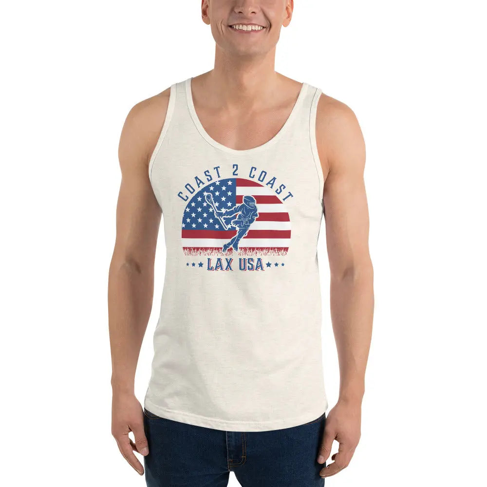 Lax USA Adult Tank Top Coast 2 Coast Lax USA