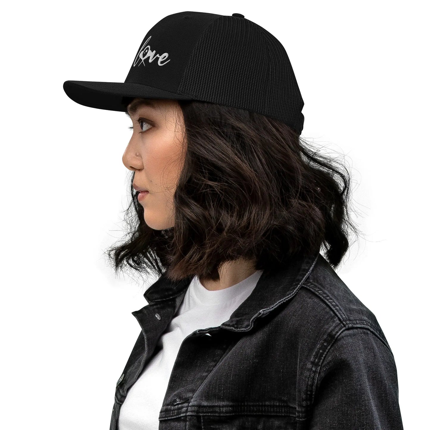 Love Lacrosse Trucker Cap Coast 2 Coast Lax USA