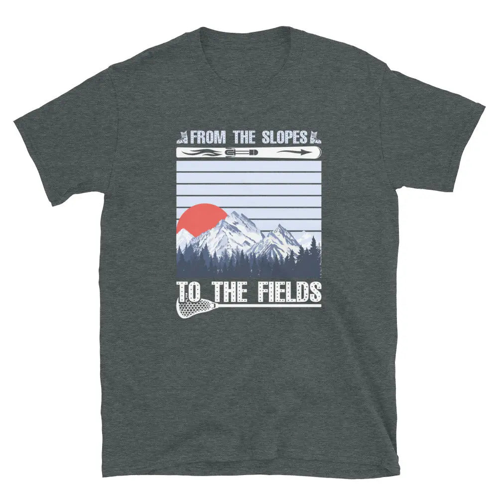 Adult Ski Short-Sleeve T-Shirt Coast 2 Coast Lax USA
