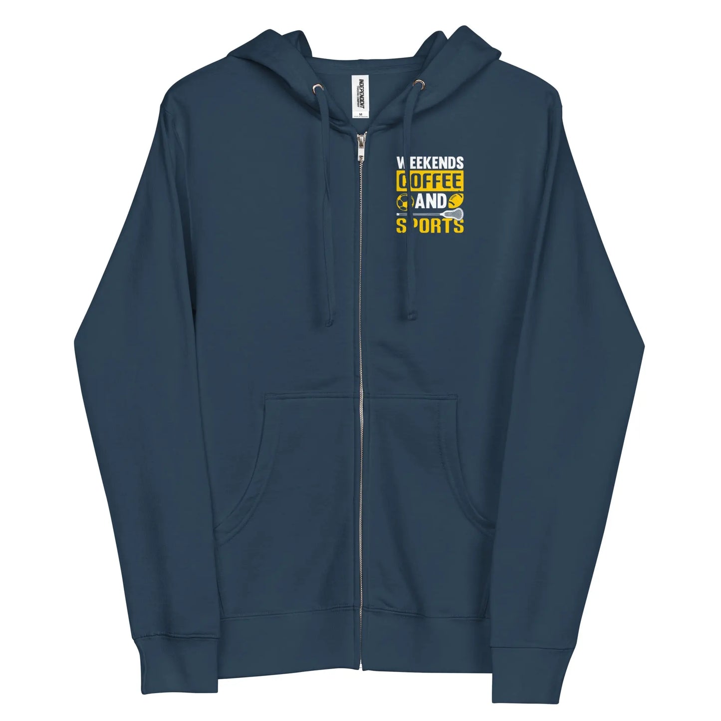 Adult Weekender fleece zip up hoodie Coast 2 Coast Lax USA