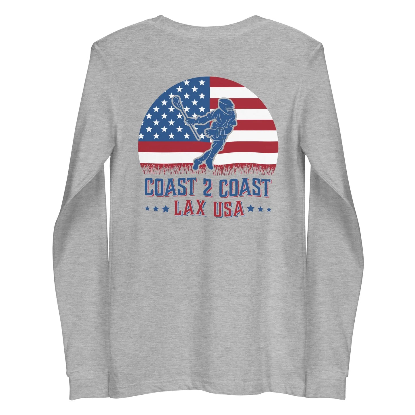 Lax USA Adult Long Sleeve Tee Coast 2 Coast Lax USA
