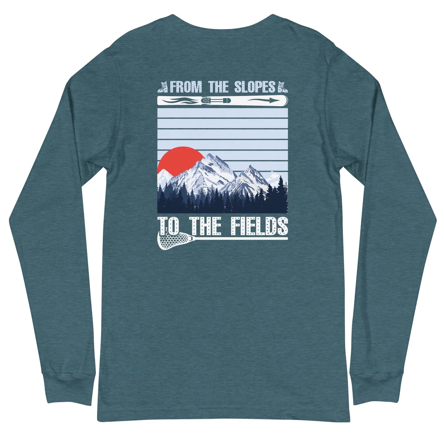 Adult Ski Long Sleeve Tee Coast 2 Coast Lax USA
