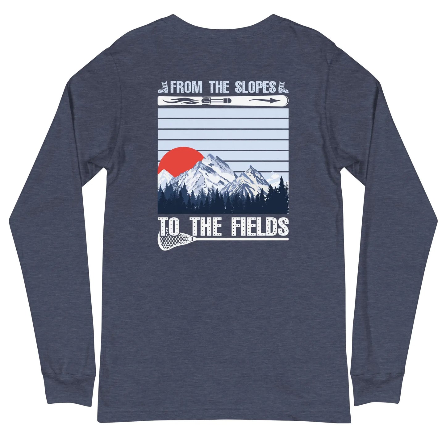 Adult Ski Long Sleeve Tee Coast 2 Coast Lax USA