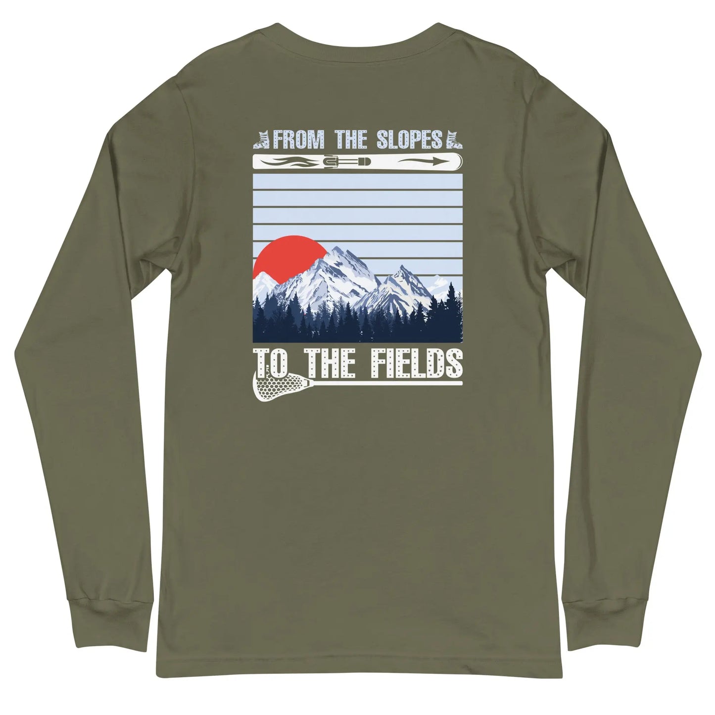 Adult Ski Long Sleeve Tee Coast 2 Coast Lax USA