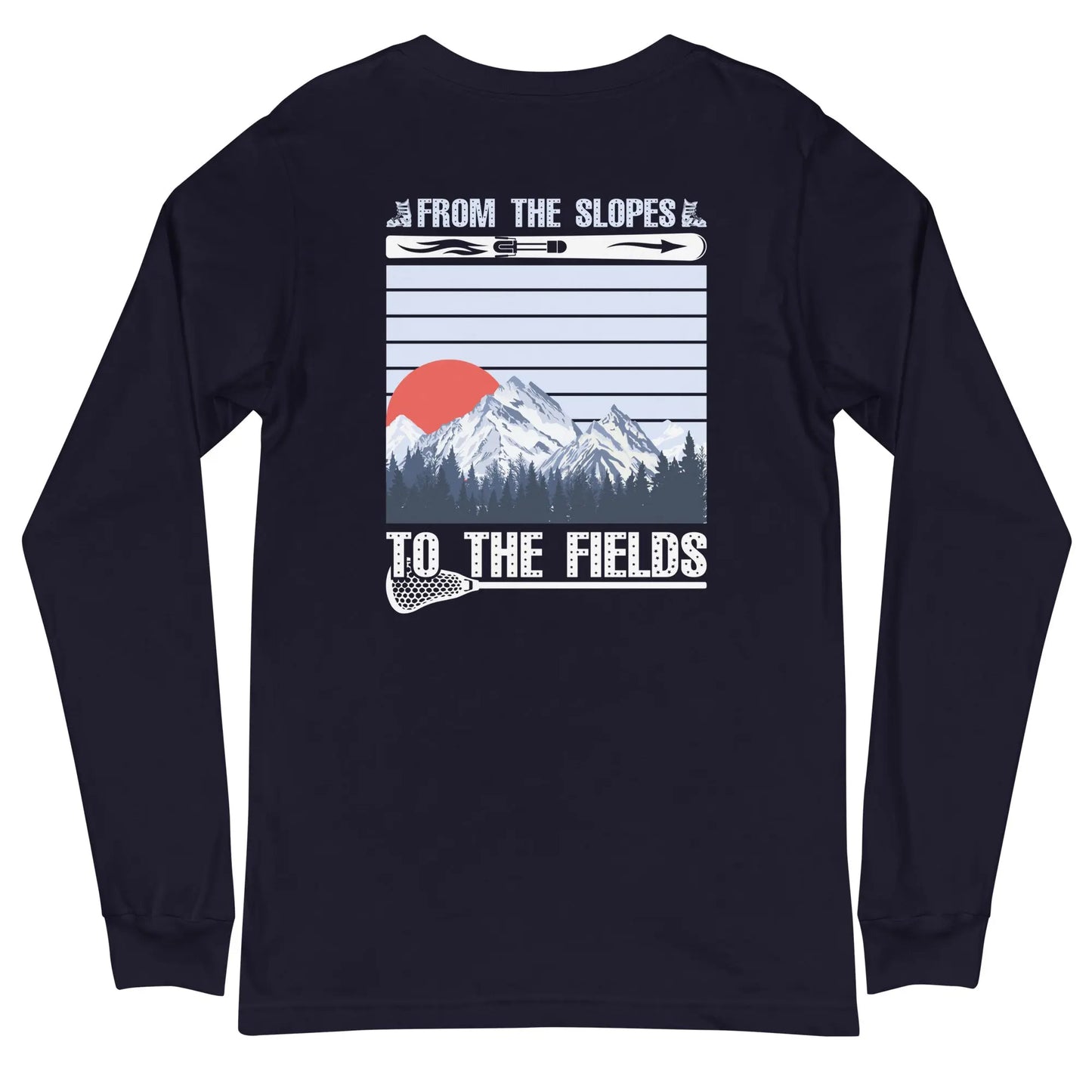 Adult Ski Long Sleeve Tee Coast 2 Coast Lax USA