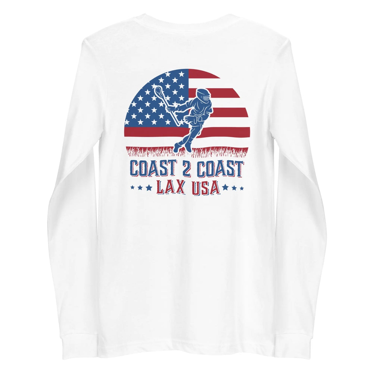 Lax USA Adult Long Sleeve Tee Coast 2 Coast Lax USA
